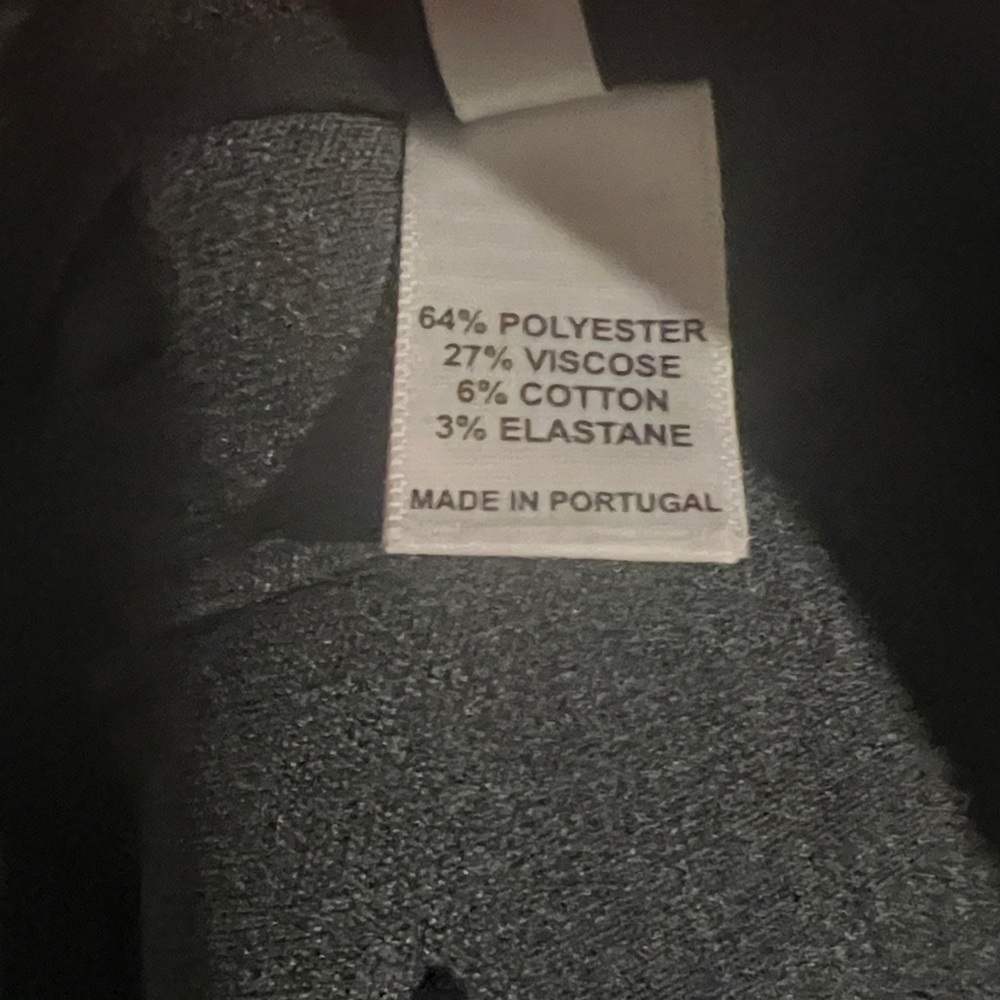 St. John Black Bomber Jacket and pants set - Picture 12 of 14